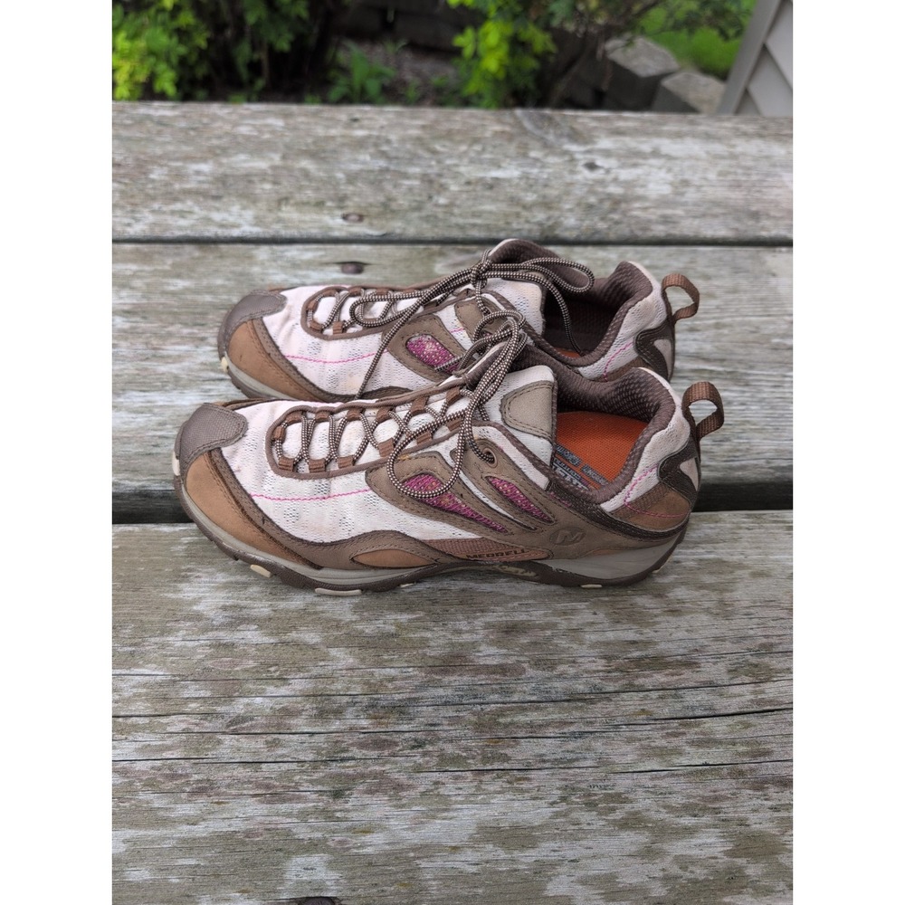 Merrell Siren Sync Brown Periwinkle Aircushion Qform Vibram Shoes Womens Size 9 - Picture 2 of 8